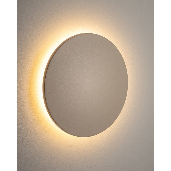 Светильник уличный настенный Nowodvorski 11566 Aria LED M 1x9W 3000K 540Lm IP54 песочный - фото №1