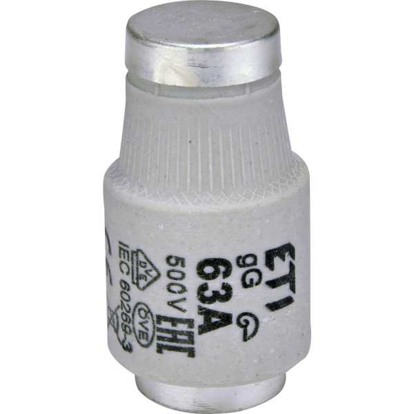 Запобіжник ETI 002313403 D III gG 63A/500V