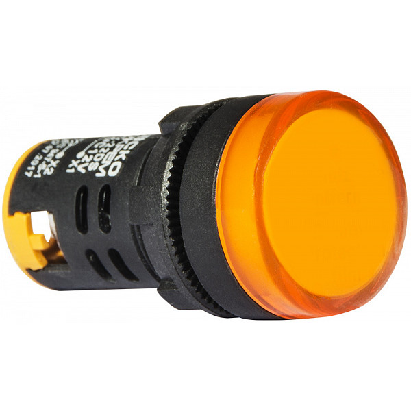 Сигнальна арматура Аско-Укрем AD22-22DS 12В AC/DC жовта (A0140030161)