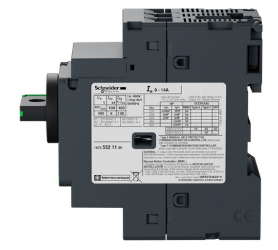 Автомат захисту двигуна Schneider Electric GV2P16 9-14 з комбінованим розчепленням - фото №1