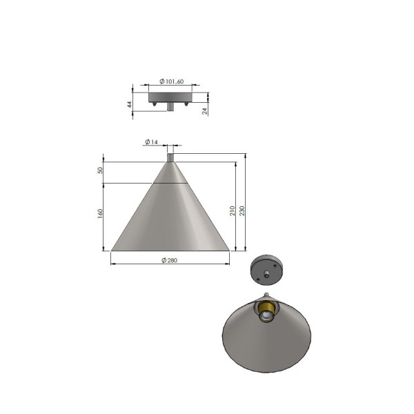 Підвісний світильник, люстра Pikart 32097-2 E27 1x60W IP20 Білий - фото №2