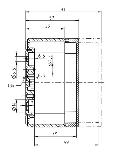 Сполучна розподільна коробка Spelsberg PS 99-6-to (sp11100301) IP66 з гладкими стінками - фото №3