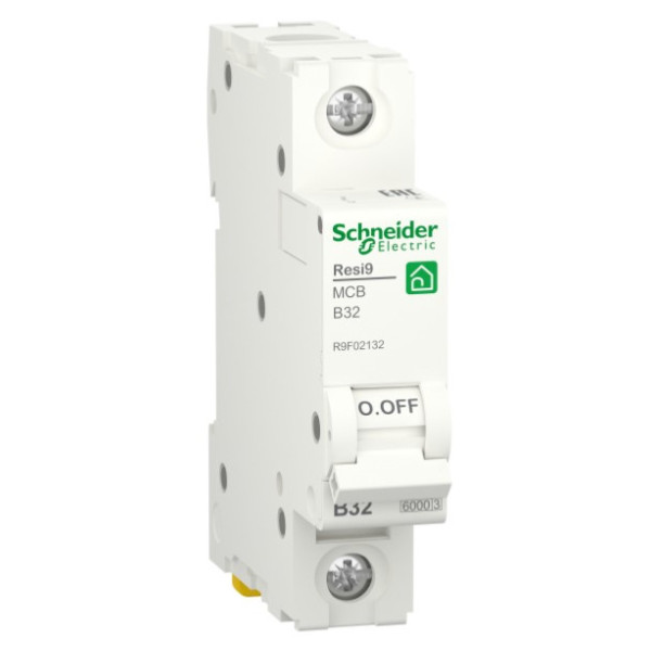 Автоматический выключатель Schneider Electric R9F02132 RESI9 6кА 1P 32A В