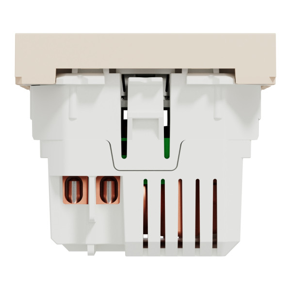 Розетка Schneider Electric Unica New NU341844 2 USB 2.1А 2м бежевая - фото №3