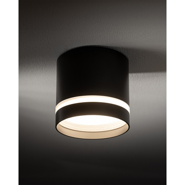 Точечный светильник Nowodvorski 10480 Cres GX53 1x12W IP20 черный - фото №1