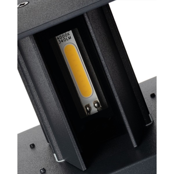 Вуличний світильник Kanlux 28994 Reka LED 1x7W 4000K 340Lm IP54 графітовий - фото №2