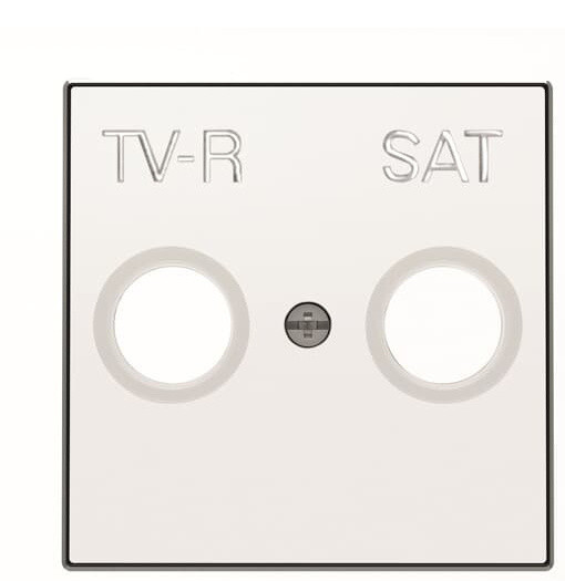 Центральная плата TV/R+SAT розетки ABB Sky 2CLA855010A1101 8550.1 BL (белый)