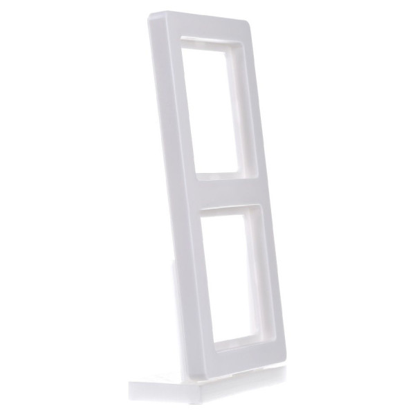 Рамка 2-местная полярная белизна Berker Q.1 - фото №2