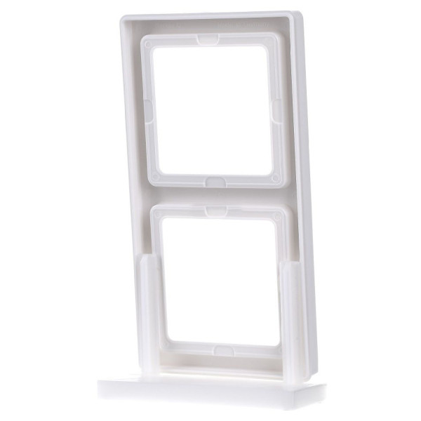 Рамка 2-местная полярная белизна Berker Q.1 - фото №4