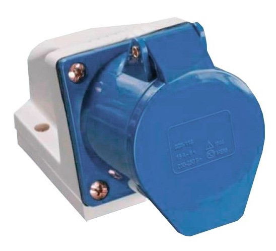 Накладная силовая розетка TNSy 123 2Р+PЕ 32А 220В IP44 (TNSy5500409)