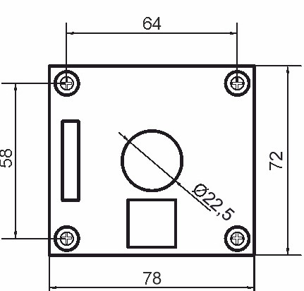 Одномісний пост керування Promfactor FP5-BOX1W01 - фото №2