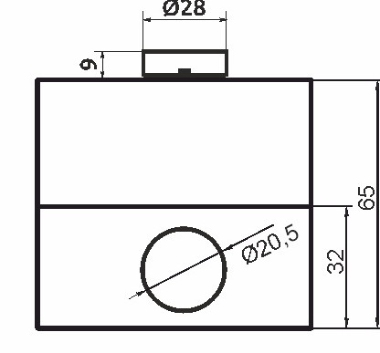 Одномісний пост керування Promfactor FP5-BOX1W01 - фото №3