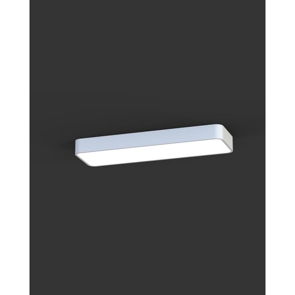 Потолочный светильник Nowodvorski 7538 Soft LED T8LED 2x11W 3000K 1700Lm IP20 белый - фото №1