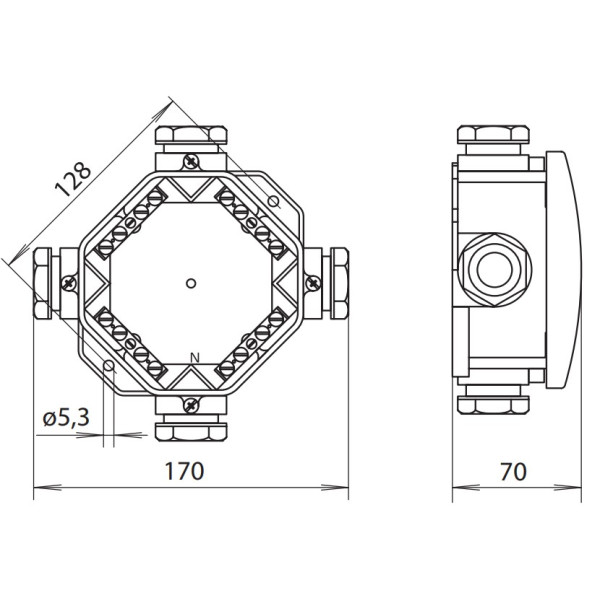 Распределительная коробка SEZ 6455-26 - фото №1