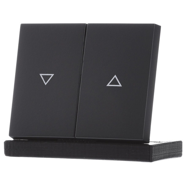 Двоклавішна клавіша вимикача Berker K.1 14357106 із символом «Стрілки» (антрацит) - фото №1