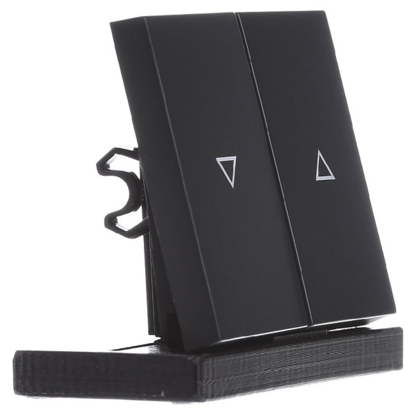 Двоклавішна клавіша вимикача Berker K.1 14357106 із символом «Стрілки» (антрацит) - фото №2