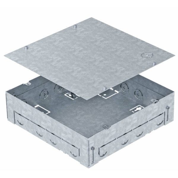 Монтажна коробка OBO Bettermann (7427432) BOX9 246x246мм h=70-100мм