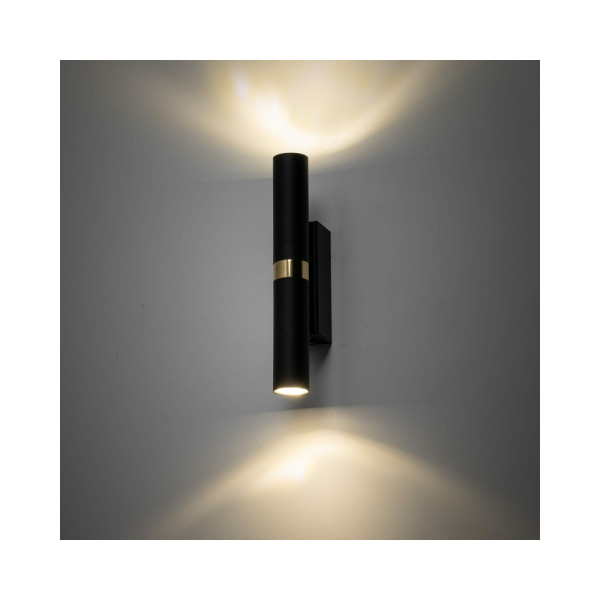 Бра, настінний світильник Tk Lighting 10145 Lagos G9 2x8W IP20 Bk - фото №1