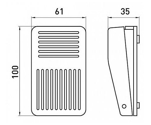 Пластиковая педаль E.next e.fs.01 - фото №1