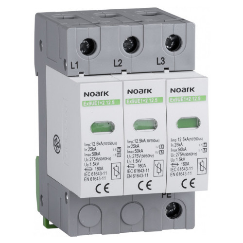 ПЗІП NOARK Ex9UE1+2 1+2 (B+C) 50кА 275В AC 3P (103338)