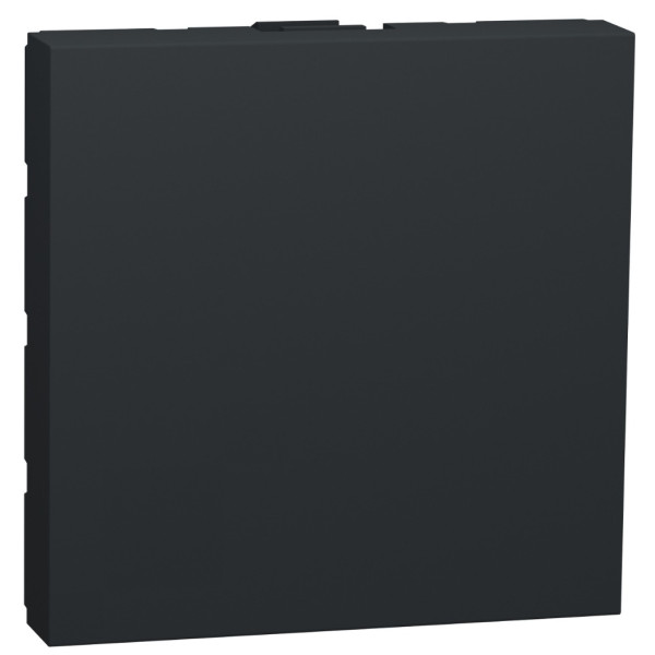 Заглушка Schneider Electric NU986654 для розетки 45х45 (антрацит)