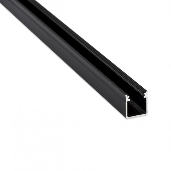 Профиль для светодиодной ленты Lumines Y черный - фото №1