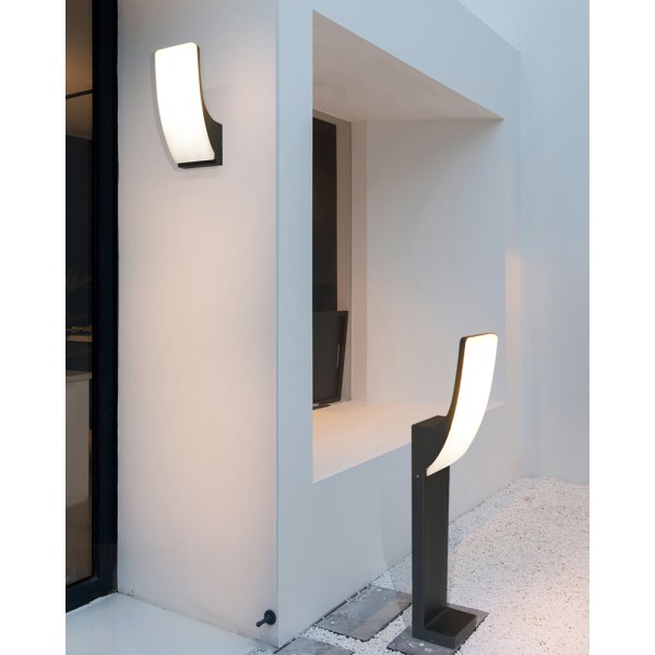 Вуличний світильник Italux OWL-61916-BK Natan LED 1x15W 3000K 1350Lm IP54 чорний - фото №2