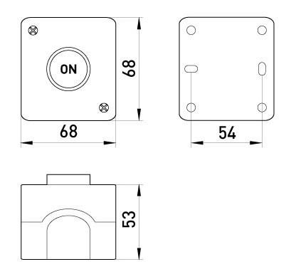 Пост управления с кнопкой «ON», E.Next - фото №1