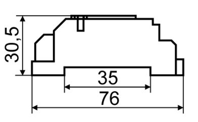 Роз'єм Аско-Укрем PYF08A-E під реле МY2 (A0090020003) - фото №3