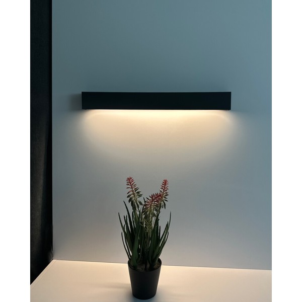 Бра, настенный светильник Nowodvorski 7562 Straight Wall LED T8LED 1x11W 3000K 1700Lm IP20 графитовый - фото №1