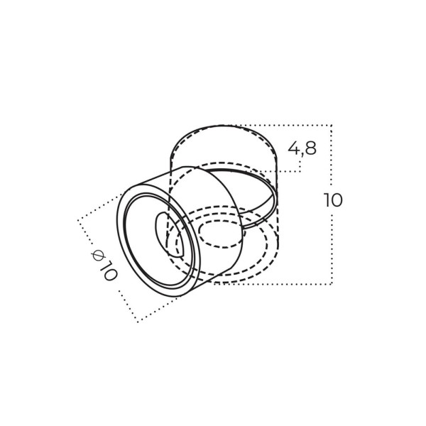 Точковий світильник Azzardo AZ6031 Costa LED 1x12W 3000K/4000K/6000K 720Lm IP20 чорний - фото №4