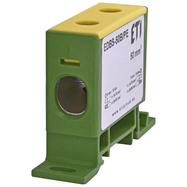 Распределительный блок ETI 001102421 EDBS-50B/PE (150А 16-70мм²)
