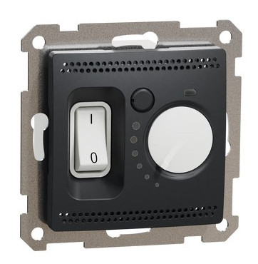 Термостат теплої підлоги Schneider Electric Sedna Design чорний SDD114507