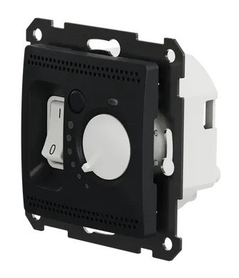 Термостат теплої підлоги Schneider Electric Sedna Design чорний SDD114507 - фото №4