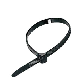 Кабельна стяжка Elcor (140229) 4х250 (чорна) 100шт