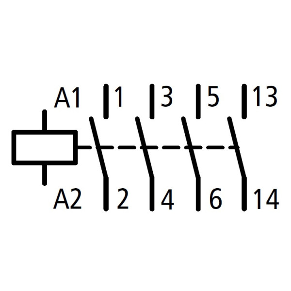 Контактор Schrack LTD13213 230В AC 15кВт 32А 3P розмір 1 - фото №1