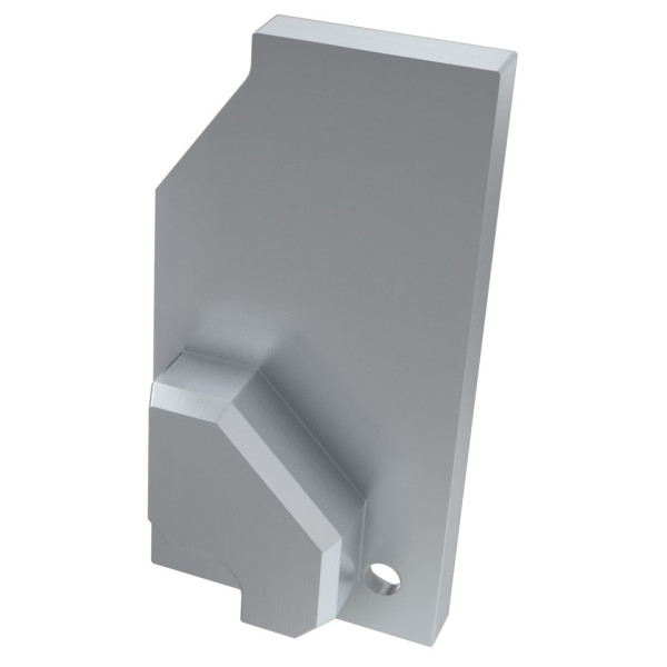 Заглушка Lumines для типа I6 6мм без отверстия правая серебро - фото №1