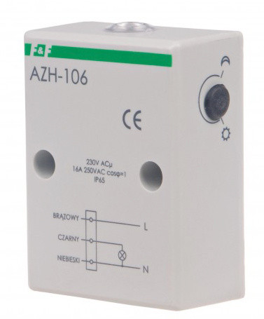 Сутінкове реле F&F AZH-106 16А ІР65