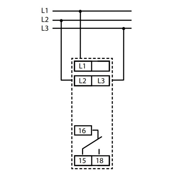 Реле контролю послідовності та обриву фаз Elko-Ep HRN-55 - фото №2