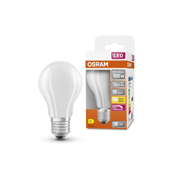 Світлодіодна лампочка Osram 4058075245860 Led Retrofit E27 11W 2700K 1521Lm IP20 - фото №1