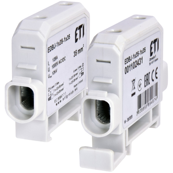 Ввідна силова клема Eti EDBJ-1x35-1x35 125A 1000В AC/DC (1102431)