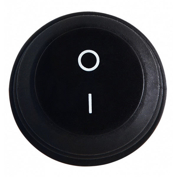 Переключатель Аско-Укрем KCD1-5-101W B/B (0-I) IP65 черный (A0140040073) - фото №1