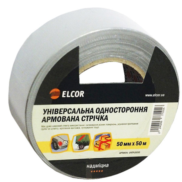 Универсальная армированная лента Elcor 40206771 UNTPL5050 50мм (50м)