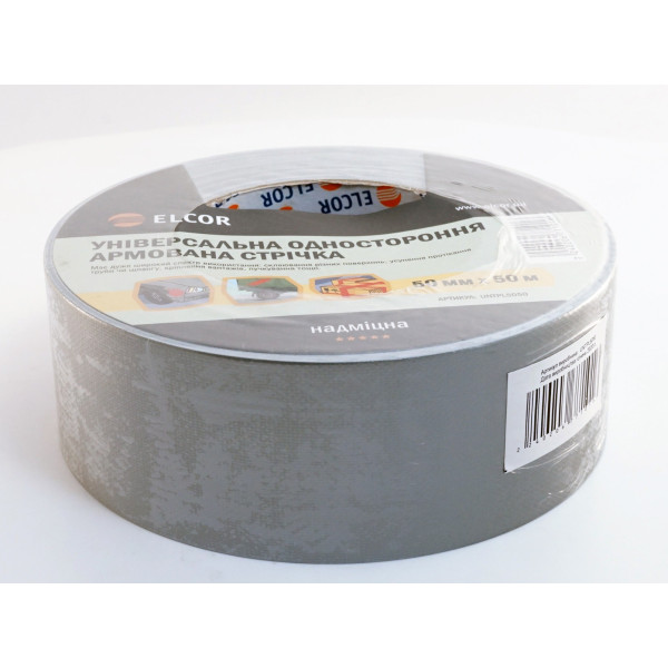Универсальная армированная лента Elcor 40206771 UNTPL5050 50мм (50м) - фото №4