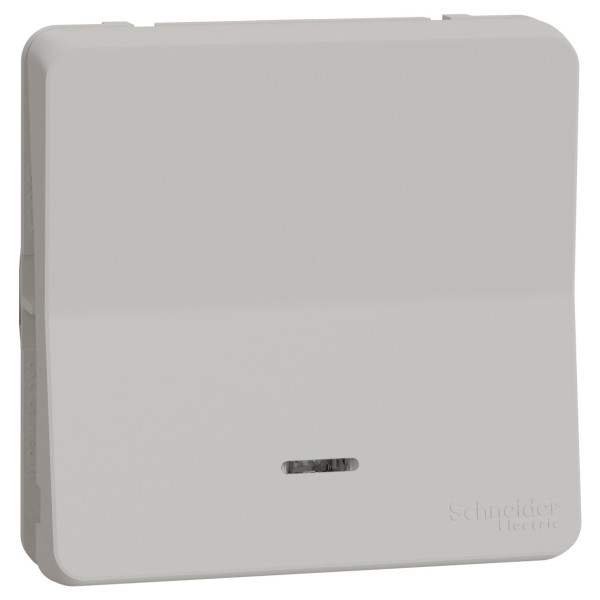 Кнопковий вимикач Schneider Electric MUR39127 з підсвічуванням IP55 (білий)