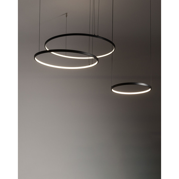 Люстра Nowodvorski 10817 Circolo LED 3x45W 3000K 1600Lm IP20 черная - фото №2