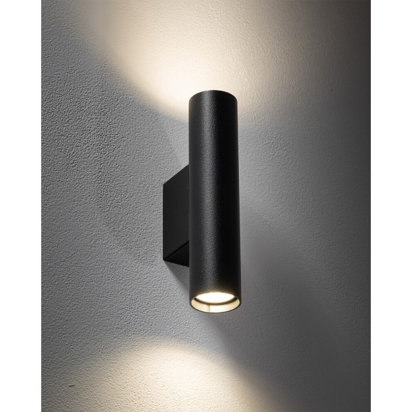 Бра, настінний світильник Nowodvorski 10753 Fourty Wall M GU10 2x10W IP20 чорний - фото №1