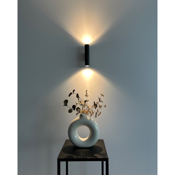 Бра, настінний світильник Nowodvorski 10753 Fourty Wall M GU10 2x10W IP20 чорний - фото №3