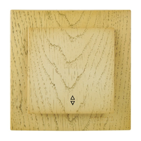 Вимикач Nilson Touran клен 1кл прохідний ( 24281007 )