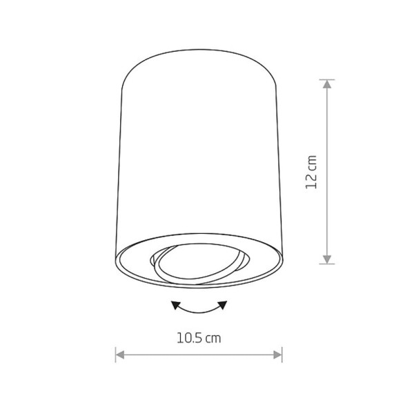 Точечный светильник Nowodvorski 8898 Set GU10 1x10W IP20 Белый - фото №1